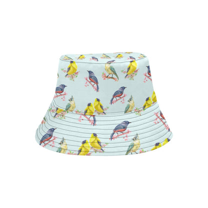 Bird Sweet Themed Print Pattern Unisex Bucket Hat