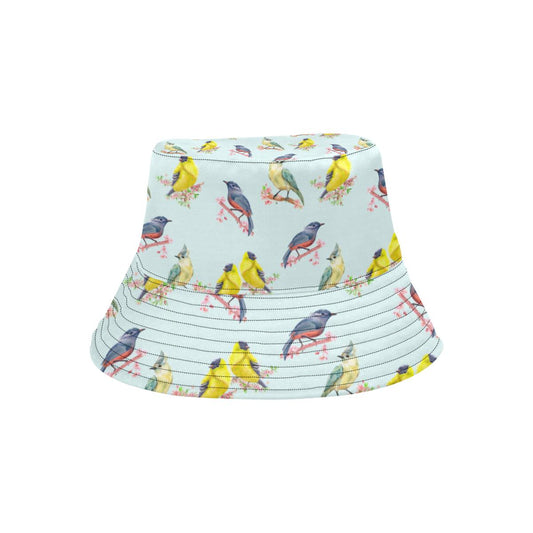Bird Sweet Themed Print Pattern Unisex Bucket Hat