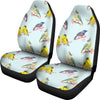 Bird Sweet Themed Print Pattern Universal Fit Car Seat Covers