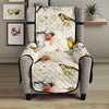 Bird Watercolor Design Pattern Chair Protector-JTAMIGO.COM