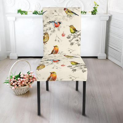 Bird Watercolor Design Pattern Dinning Chair Slipper-JTAMIGO.COM