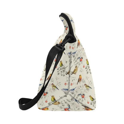 Bird Watercolor Design Pattern Neoprene Lunch Bag (Model 1669)(Large)-JTAMIGO.COM