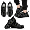 Black Cat Cute Print Pattern Men Sneakers Shoes