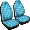 Blue Argyle Print Universal Fit Car Seat Covers