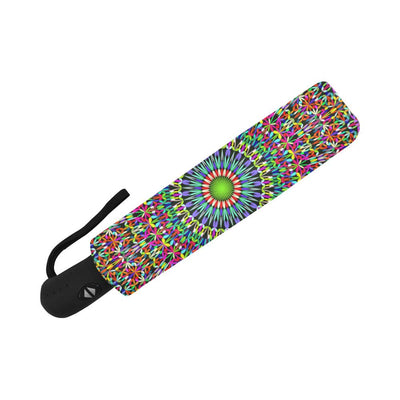 Bohemian Colorful Style Print Automatic Foldable Umbrella