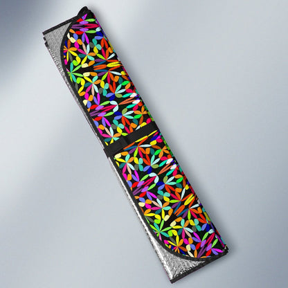 Bohemian Colorful Style Print Car Sun Shade For Windshield