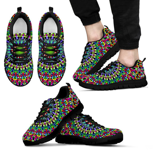 Bohemian Colorful Style Print Men Sneakers Shoes