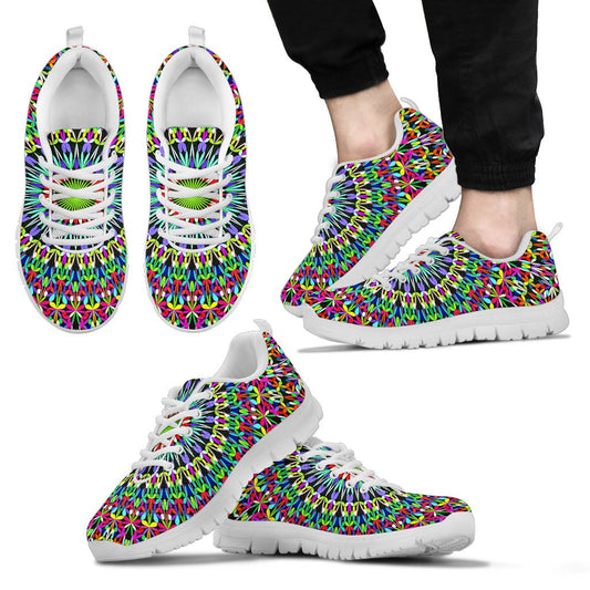 Bohemian Colorful Style Print Men Sneakers Shoes