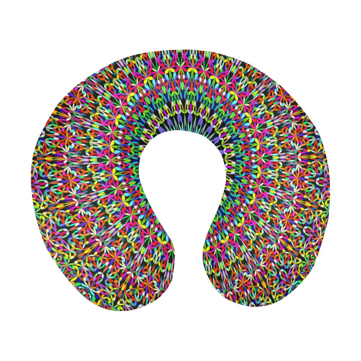 Bohemian Colorful Style Print U-Shaped Travel Neck Pillow-JTAMIGO.COM