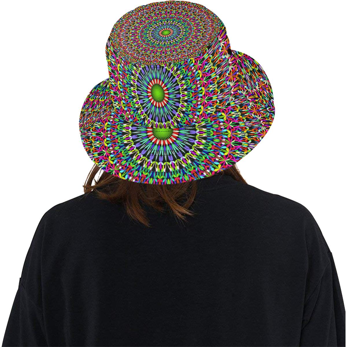 Bohemian Colorful Style Print Unisex Bucket Hat