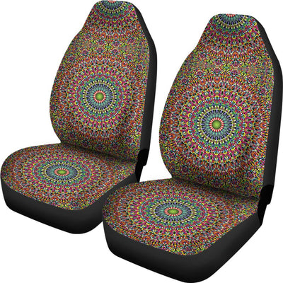 Bohemian Colorful Style Print Universal Fit Car Seat Covers