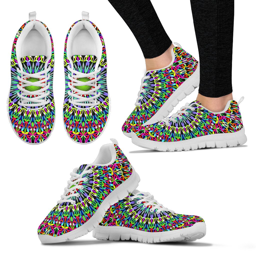 Bohemian Colorful Style Print Women Sneakers Shoes