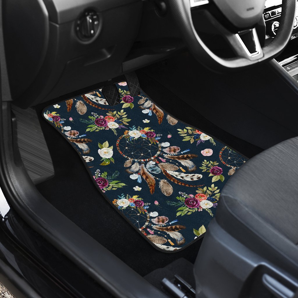Bohemian Dream Catcher Style Print Car Floor Mats