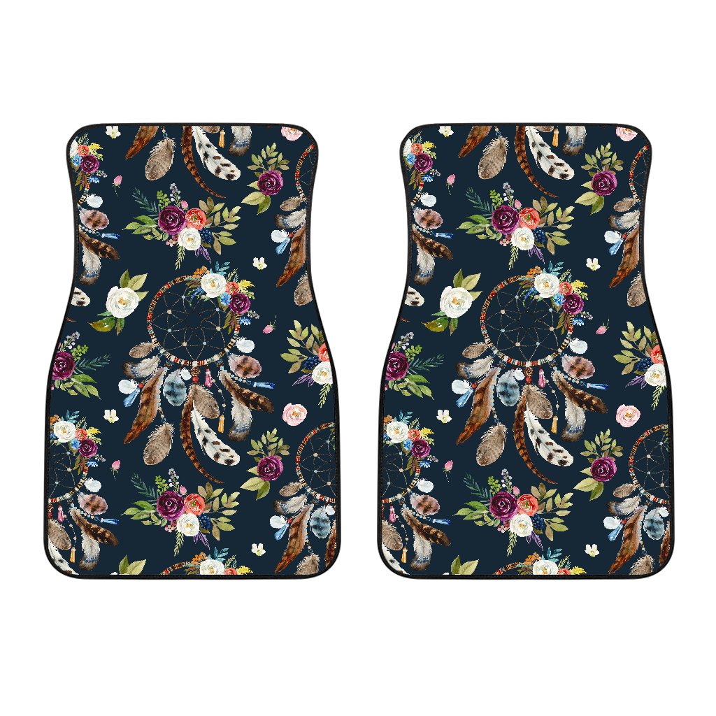 Bohemian Dream Catcher Style Print Car Floor Mats