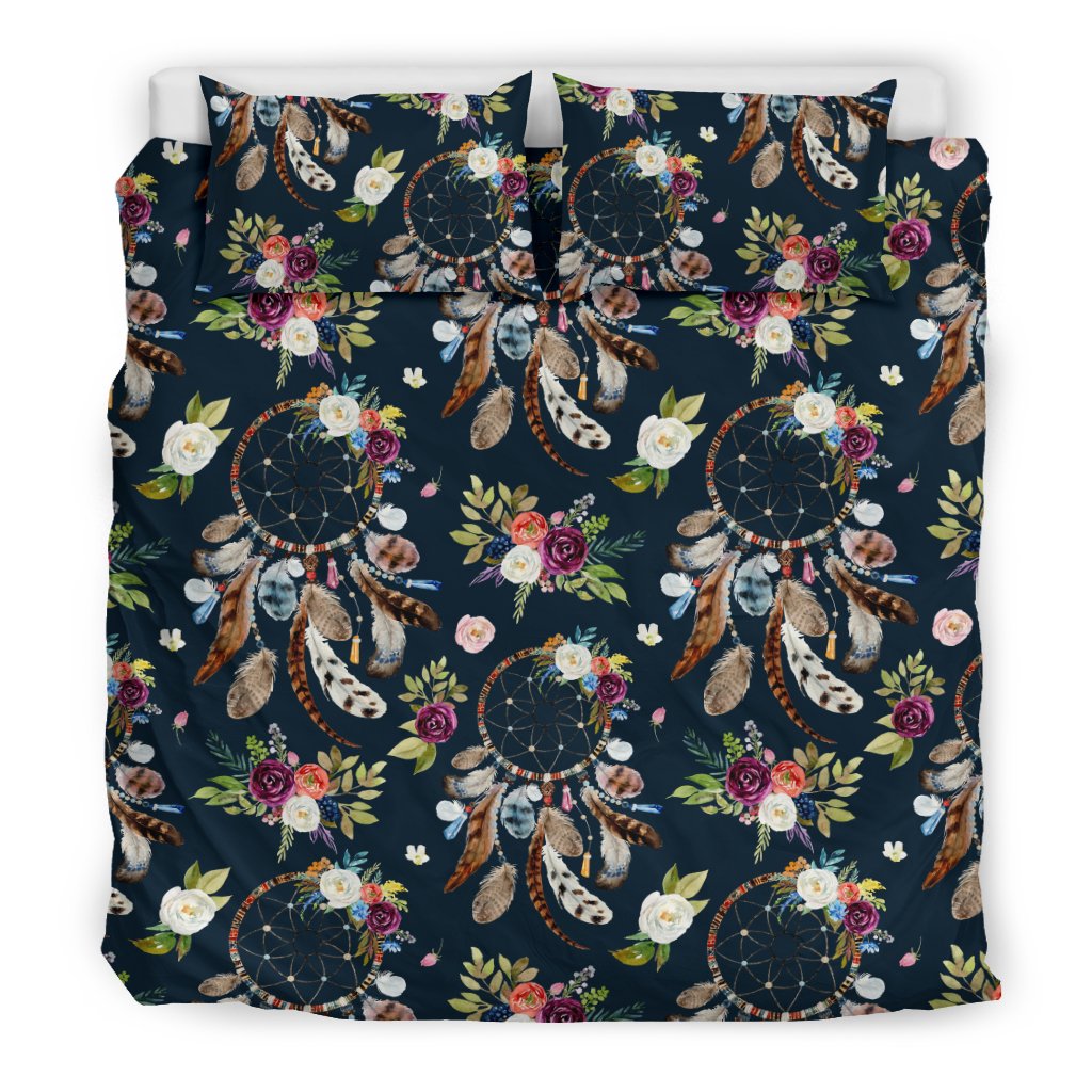 Bohemian Dream Catcher Style Print Duvet Cover Bedding Set