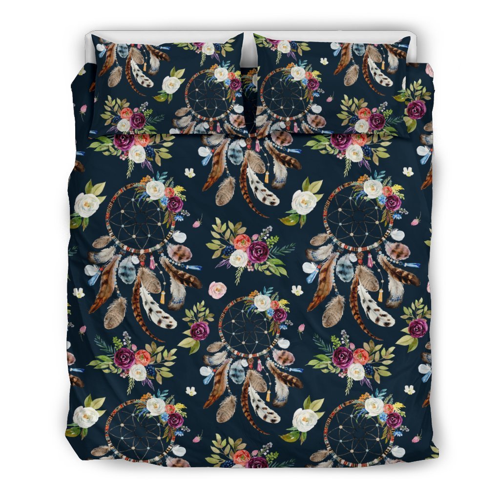 Bohemian Dream Catcher Style Print Duvet Cover Bedding Set