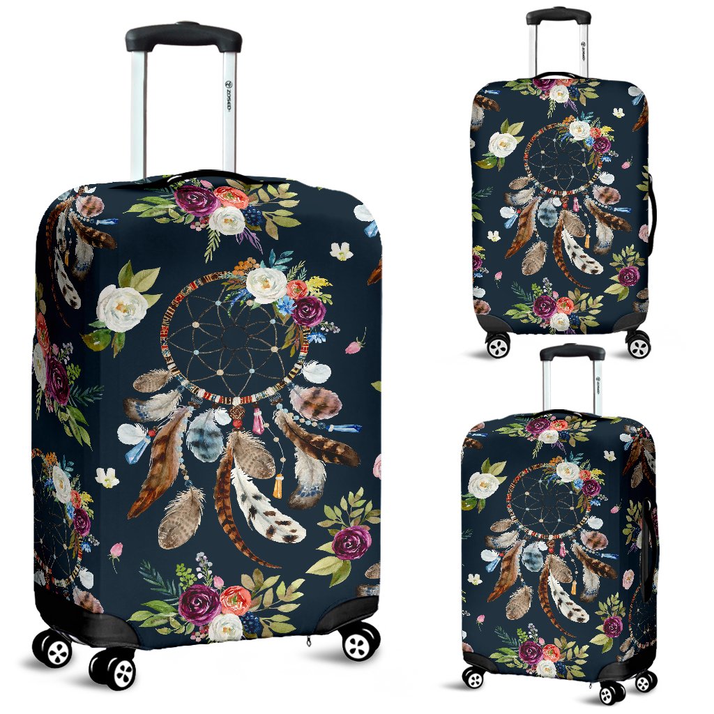 Bohemian Dream Catcher Style Print Luggage Cover Protector