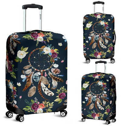 Bohemian Dream Catcher Style Print Luggage Cover Protector