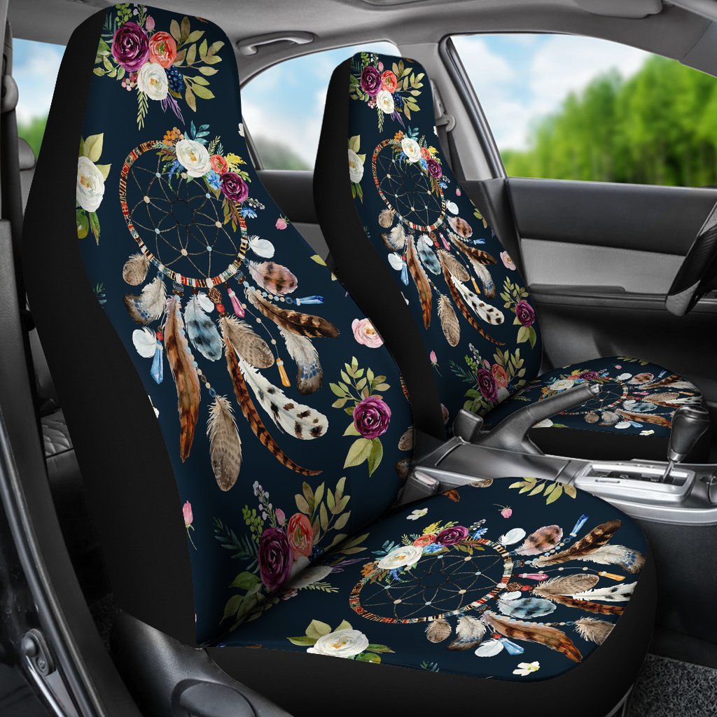 Bohemian Dream Catcher Style Print Universal Fit Car Seat Covers