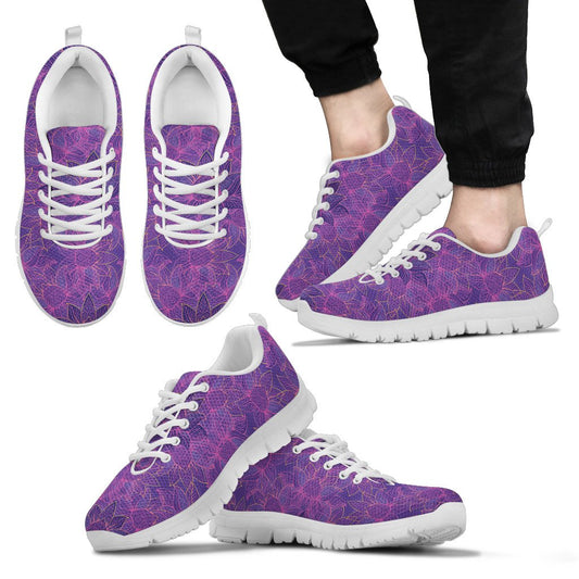Bohemian Lotus Mandala Style Men Sneakers Shoes