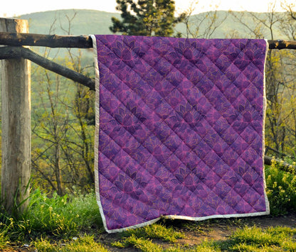 Bohemian Lotus Mandala Style Premium Quilt-JTAMIGO.COM