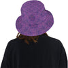 Bohemian Lotus Mandala Style Unisex Bucket Hat