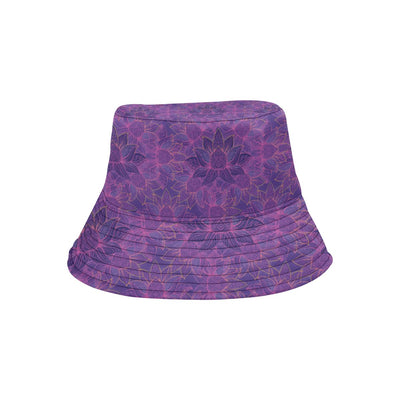 Bohemian Lotus Mandala Style Unisex Bucket Hat