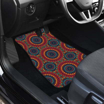 Bohemian Mandala Style Print Car Floor Mats