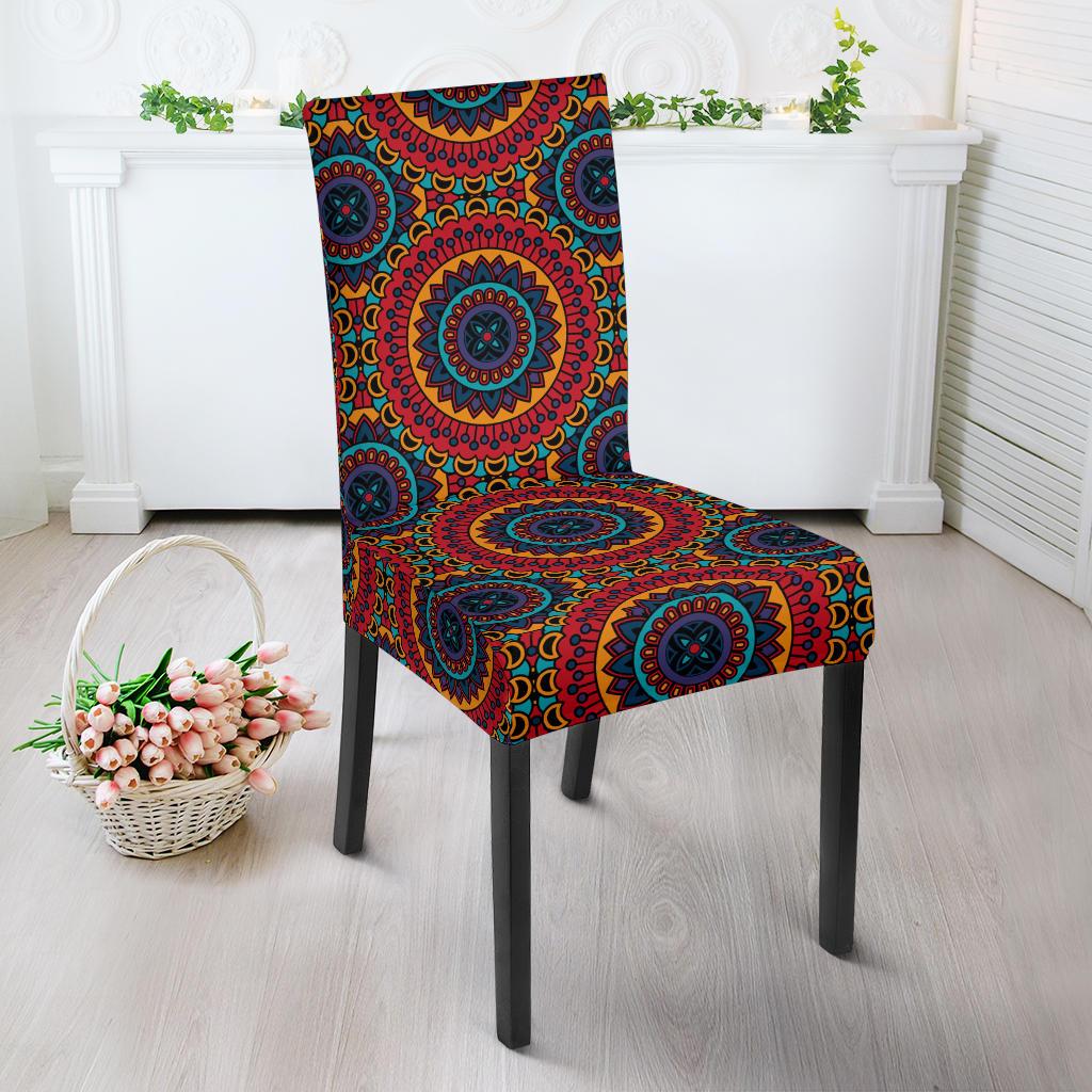 Bohemian Mandala Style Print Dinning Chair Slipper-JTAMIGO.COM