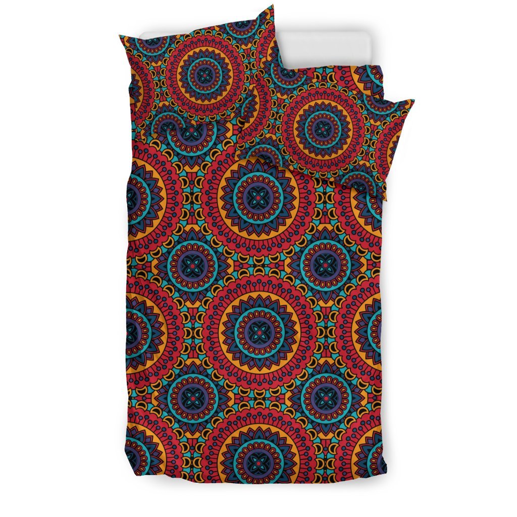 Bohemian Mandala Style Print Duvet Cover Bedding Set
