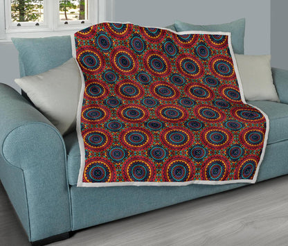 Bohemian Mandala Style Print Premium Quilt-JTAMIGO.COM