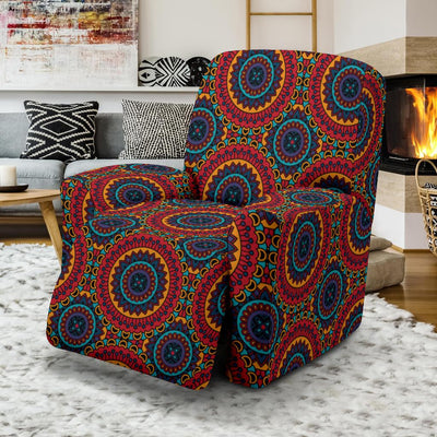 Bohemian Mandala Style Print Recliner Slipcover-JTAMIGO.COM