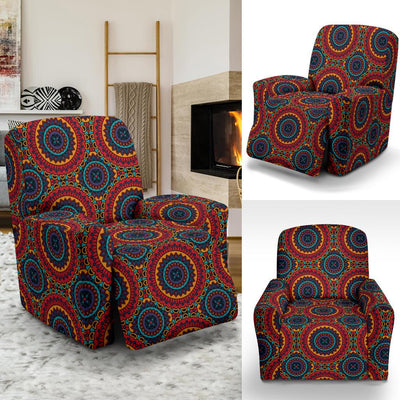 Bohemian Mandala Style Print Recliner Slipcover-JTAMIGO.COM