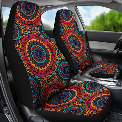 Bohemian Mandala Style Print Universal Fit Car Seat Covers
