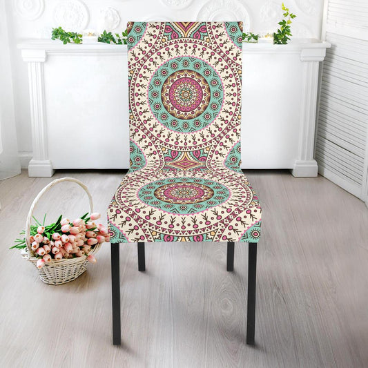 Bohemian Round Style Print Dinning Chair Slipper-JTAMIGO.COM