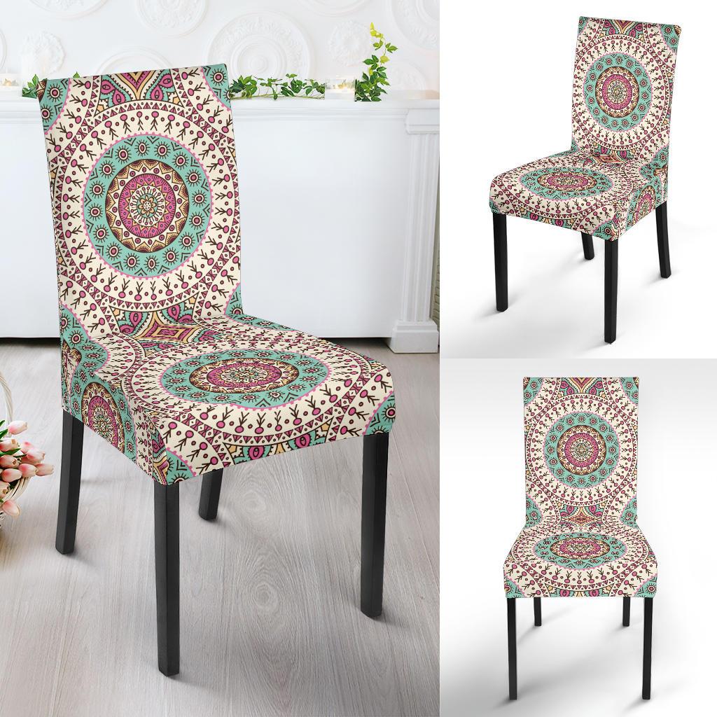 Bohemian Round Style Print Dinning Chair Slipper-JTAMIGO.COM