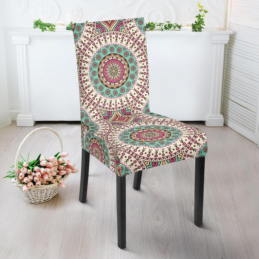 Bohemian Round Style Print Dinning Chair Slipper-JTAMIGO.COM