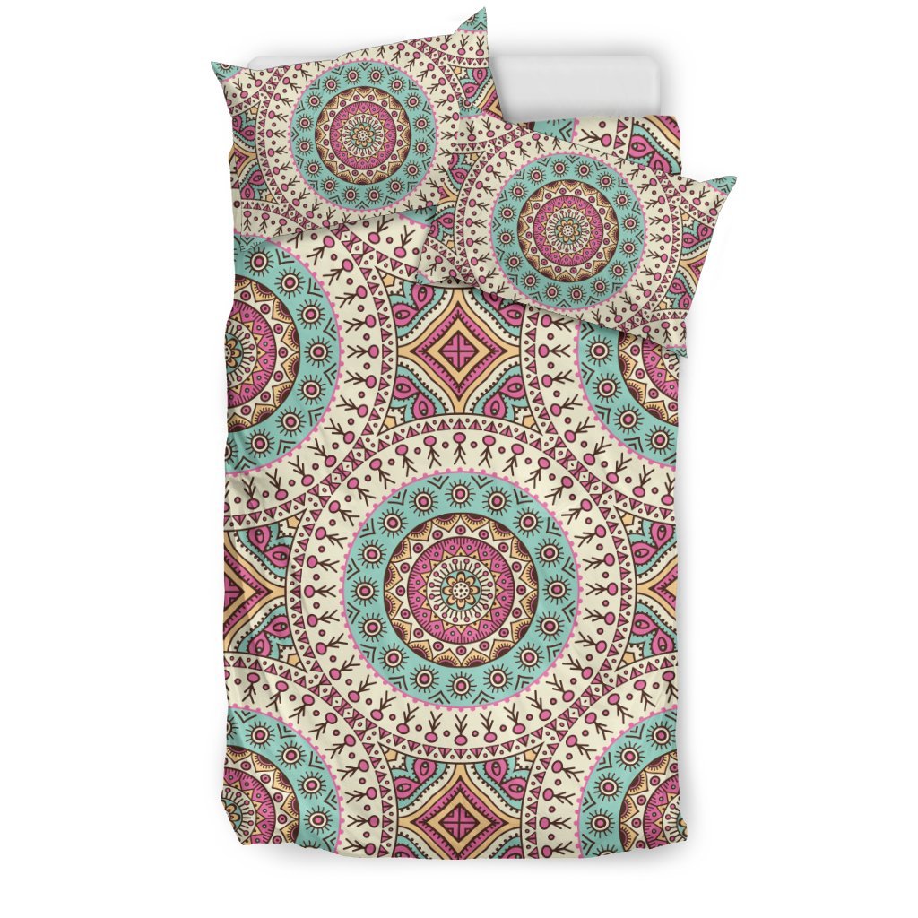 Bohemian Round Style Print Duvet Cover Bedding Set