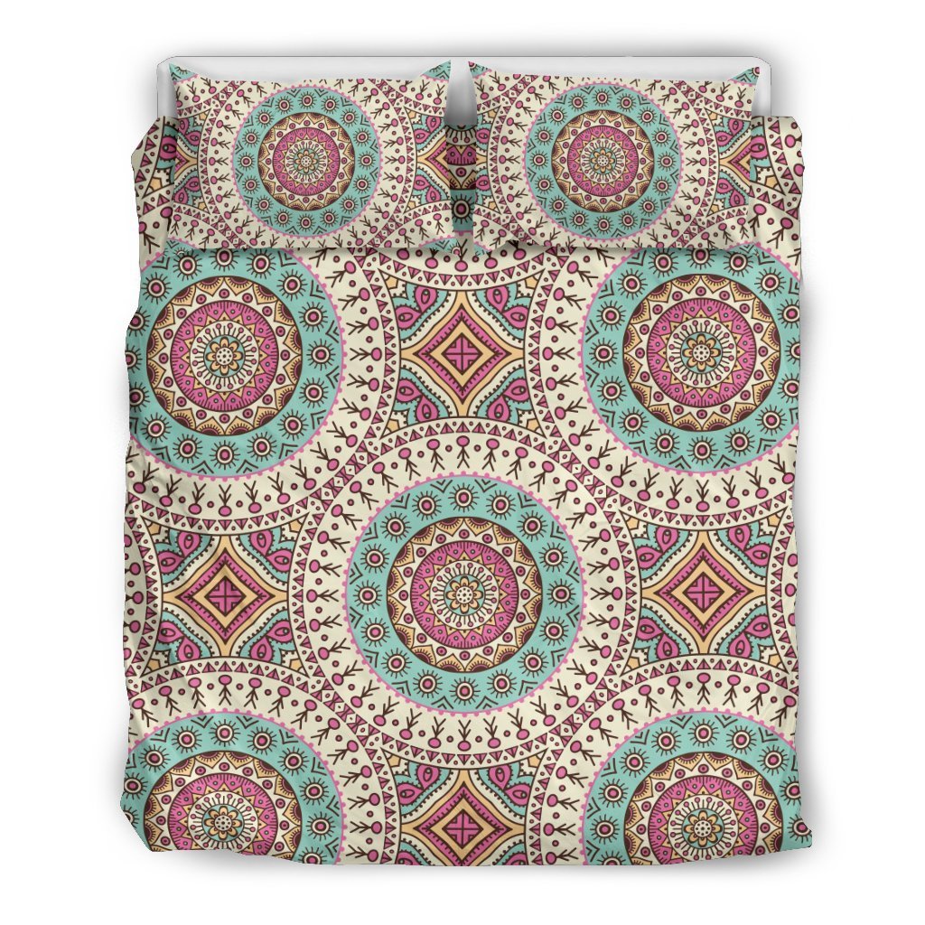 Bohemian Round Style Print Duvet Cover Bedding Set