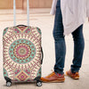 Bohemian Round Style Print Luggage Cover Protector