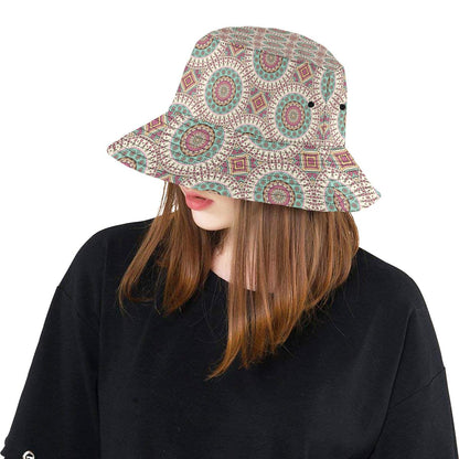 Bohemian Round Style Print Unisex Bucket Hat