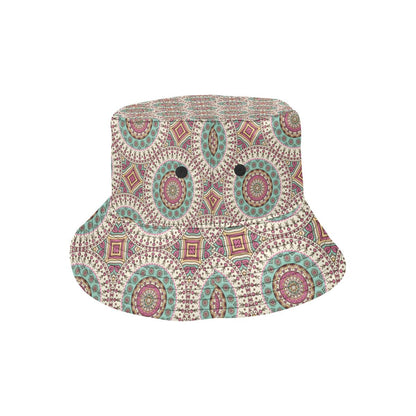 Bohemian Round Style Print Unisex Bucket Hat