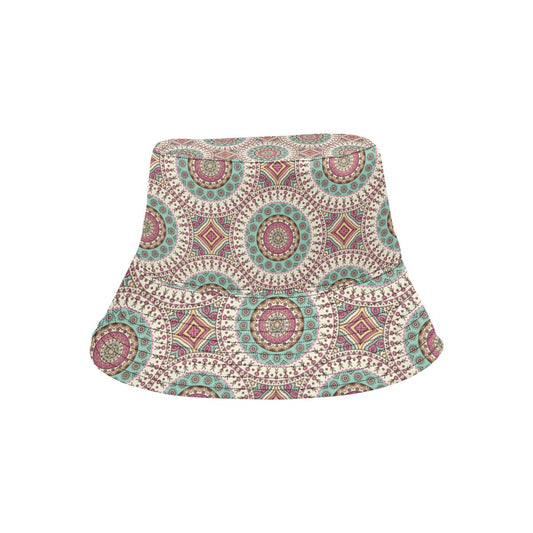Bohemian Round Style Print Unisex Bucket Hat