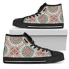 Bohemian Round Style Print Women High Top Shoes