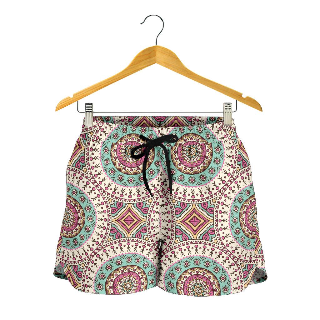 Bohemian Round Style Print Women Shorts-JTAMIGO.COM
