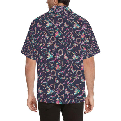 Boho Dream Catcher Colorful Men Aloha Hawaiian Shirt