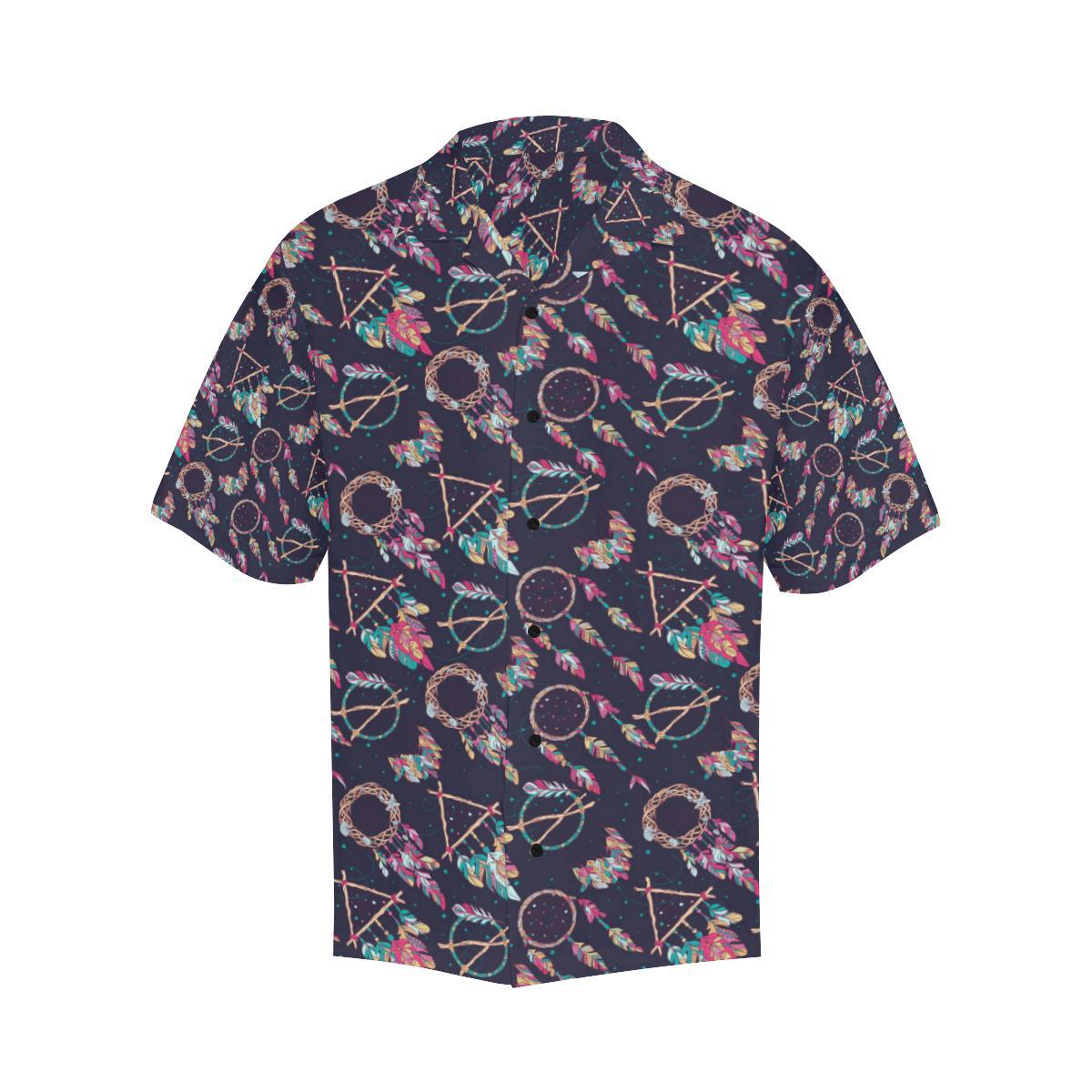 Boho Dream Catcher Colorful Men Aloha Hawaiian Shirt