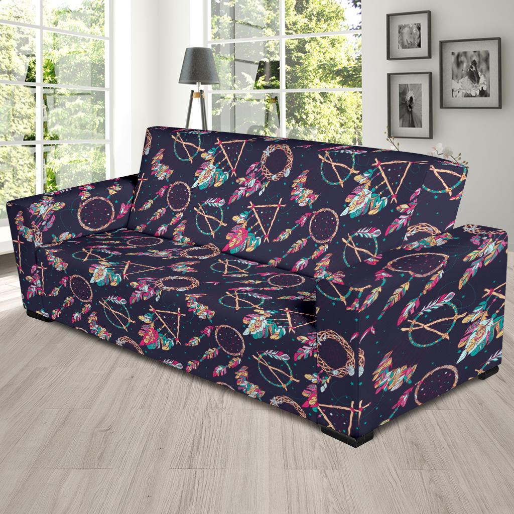Boho Dream Catcher Colorful Sofa Slipcover-JTAMIGO.COM