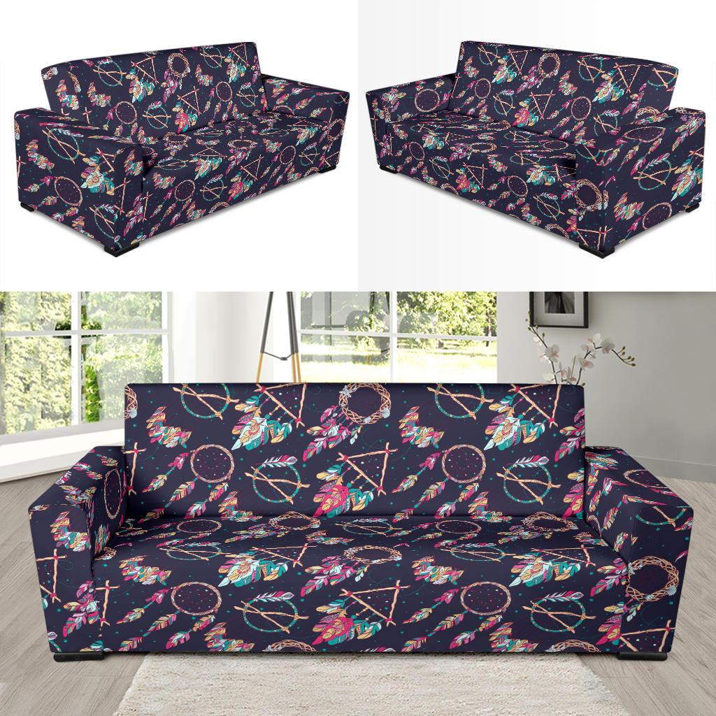 Boho Dream Catcher Colorful Sofa Slipcover-JTAMIGO.COM