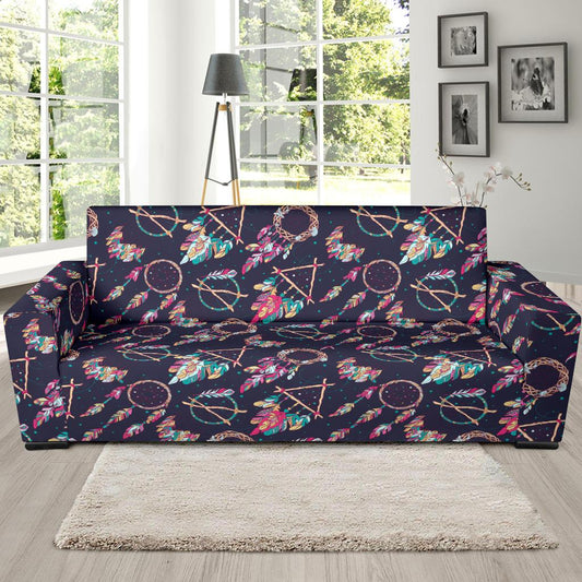 Boho Dream Catcher Colorful Sofa Slipcover-JTAMIGO.COM